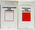 Regards sur le visible + conversations sur l'invisible - deux volumes. Carrière  Audouze