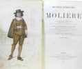Oeuvres complètes de Molière - nouvelle édition ornée de portraits en pied coloriés introduction de Janin. Molière; Janin (introduction)