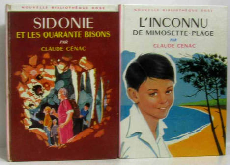 Sidonie et les quarante bisons + l'inconnu de Mimosette plage (2 vols) - bibliothèque rose. Cenac Claude
