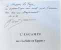 L'escampe ou la fuite en Egypte - avec hommage de l'auteur. Nicoul