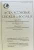 Acta medicinae legalis et socialis volume XXXIX (39) compte rendu du XIV congrès de l'académie-1989 + volume XL (40): 12th interim meeting of the ...
