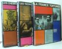 Les chemins de l'espérance + Les techniciens de la mort + la France torturée --- L'enfer nazi --- trois volumes. Alleg  Brille  Bouaziz