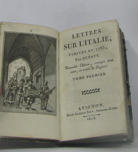 Lettres sur l'italie écrites en 1785 tome premier