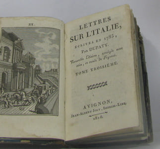 Lettres sur l'italie écrites en 1785 tome troisième