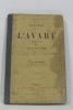 L'avare. Molière