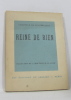 Reine de rien. De Louvencourt Geneviève