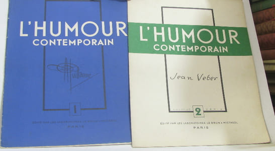 L'humour contemporain n°1 et 2 jean veber et Albert guillaume