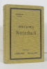 Deutsches worterbuch. Dresch J