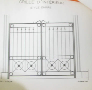6 documents de ferronnerie (voir descriptif) : 230 modèles de ferronnerie (très incomplet) Lampadaires lustres appliques guéridons porte pots de ...