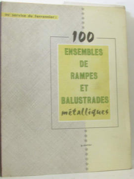 6 documents de ferronnerie (voir descriptif) : 230 modèles de ferronnerie (très incomplet) Lampadaires lustres appliques guéridons porte pots de ...