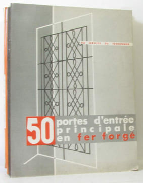 6 documents de ferronnerie (voir descriptif) : 230 modèles de ferronnerie (très incomplet) Lampadaires lustres appliques guéridons porte pots de ...