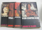 KGB contre KGB - aventure en sierra leone - la panthère d'hollywood - visa pour cuba. De Villiers Gerard