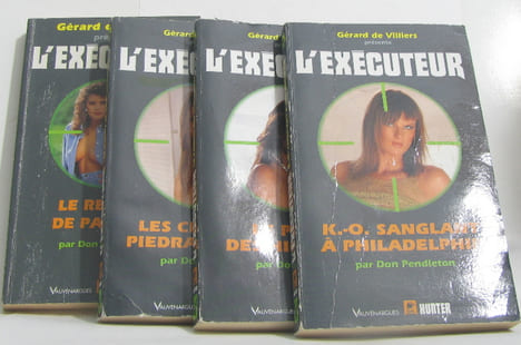 Le Repenti de Palerme - les chiens de piedras negras - le pourri des highlands - k.-o. sanglant à philadelphie ( lot de 4 l'exécuteur). Don Pendleton