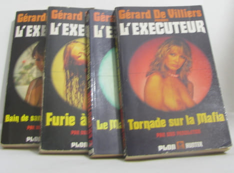 Tornade sur la mafia - le masque de combat - bain de sang pour la mafia - furie à phoenix (lot de 4 l'exécuteur). Pendleton Don Gérard De Villiers