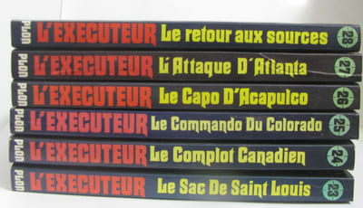 Le retour aux sources l'attaque d'atlanta le capo d'acapulco - le commando du colorado - le complot canadien - le sac de saint louis - l'executeur du n°23 au n°28