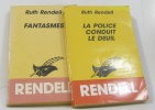 La police conduit le deuil - fantasmes (lot de 2 livres). Rendell Ruth