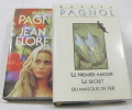 Lot de deux livres - Le premier amour (suivi de) Le secret du masque de fer - jean de florette. Pagnol Marcel