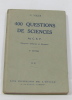 400 questions de sciences au c.e.p. Miles C