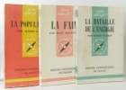 La population + La faim + la bataille de l'énergie (3 livres). Sauvy  Masseyeff  Peyret