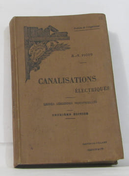 Canalisations électriques lignes aériennes industrielles. Picou R.-v