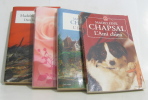 Lot de 4 livres Les Roses de Bagatelle - dans la tempête - l'indivision - l'ami chien. Madeleine Chapsal