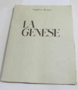 La genèse ode biblique en un prologue et sept journées