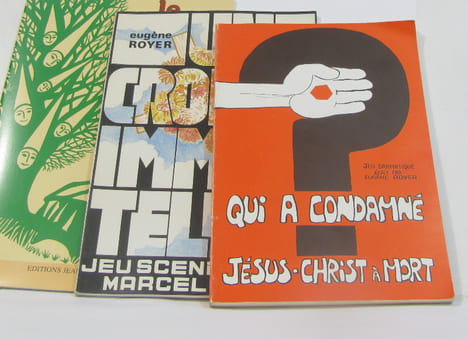 (Lot de 3 livres) Le dit de la Roche aux Fées - une croix d'immortelles - qui a condamné jésus-christ à mort. Royer Eugène