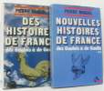 Des histoires de France - Nouvelles histoire de France des Gaulois à de Gaulle (tome premier et second). Miquel Pierre