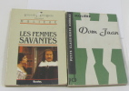(Lot de deux livres )Les Femmes Savantes - dom juan. Molière