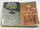 (Lot de deux livres ) Monsieur Ripley Plein Soleil - l'homme qui racontait des histoires. Highsmith-P