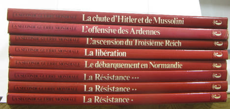 La seconde guerre mondiale 8 volumes : La résistance I II et III - le débarquement en normandie - la libération - l'ascension du troisième reich - ...