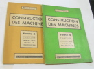 Construction des machines tome II et III. Poignon Pierre