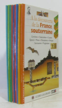 Lot de 9 livres guides gallimard - la france secrète et mystérieuse : Richesses et caprices de l'eau- les jardins paradis imaginaires - musées et ...