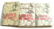 (Lot de 3 livres) Les amours - poèmes - poésies et nouvelles. Ronsard - De Vigny Alfred - De Nerval Gérard