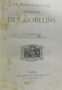 La manufacture nationale des gobelins