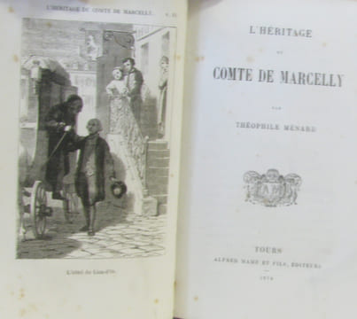 L'héritage du comte de Marcelly. Ménard Théophile