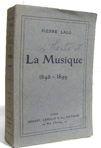 La musique 1898-1899