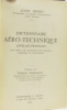 Dictionnaire Aéro-Technique - anglais-français. Louis Henry