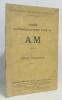 Pompe autorégulatrice type IV AM - notice technique (alimentation des moteurs à explosion). Martin Moulet Et Cie