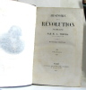 Histoire de la révolution française en 4 volumes. Thiers