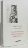 Dictionnaire philosophique personnel. Savater Fernando