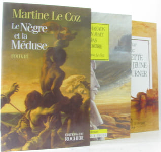 Le nègre et la méduse + le pharaon qui n'avait pas d'ombre + La Palette du jeune Turner --- 3 livres