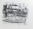 Une fontaine - inauguration 1993. Claudio Permiggiani