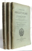 Catalogue de la bibliothèque de M. armand Baschet - de feu Mr Arthur Dinaux (deuxième et troisième partie) (lot de 3 livres). Anonyme