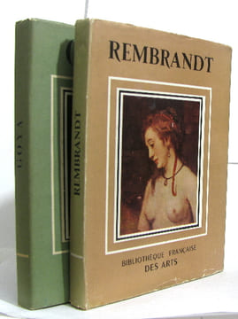 Goya - rembrandt (lot de 2 livres). Adhémar Jean