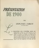 Présentation de 1900 - la vie en France au début du XXe siècle. Fargue Léon Paul