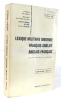 Lexique militaire moderne français-anglais - anglais-français. Ministère Des Armées