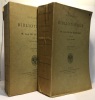 Catalogue de la biblitothèque de M. Léon de la Sicotière rédigé par Louis Polain - Tome premier et second. Polain De La Sicotière Léon