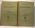 Catalogue de la bibliothèque de la ville d'Alençon tomes 1-3-4 (en deux livres) -5 - voir descriptif. Richard Edmond