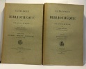 Catalogue de la bibliothèque de la ville d'Alençon tomes 1-3-4 (en deux livres) -5 - voir descriptif. Richard Edmond